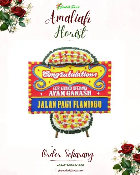 Sewa Papan Bunga Gawang